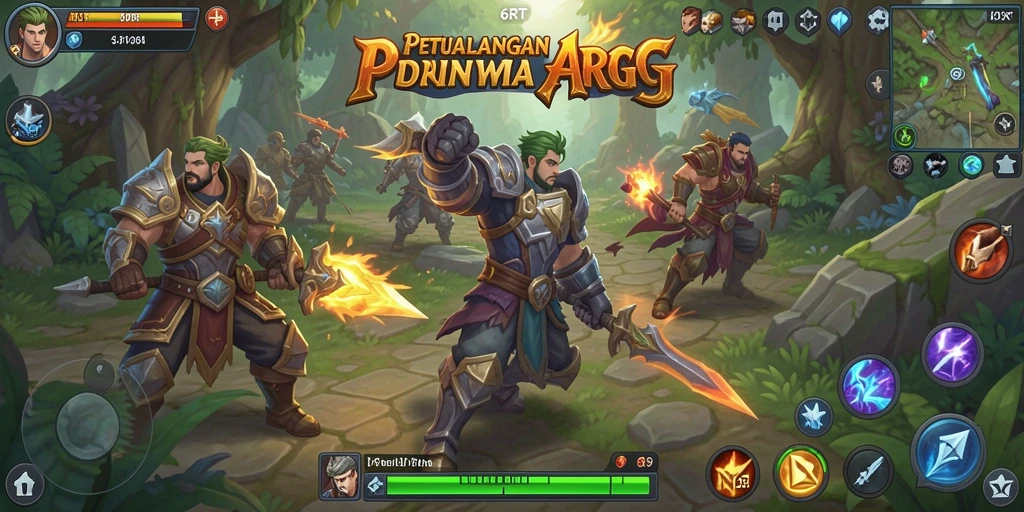 Tampilan permainan <strong>6RT</strong> dengan aksi seru dan grafis menakjubkan.