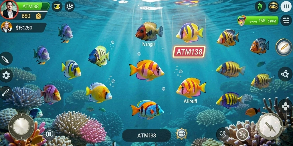 Gameplay menarik dalam ATM138 yang penuh aksi Tembak Ikan.