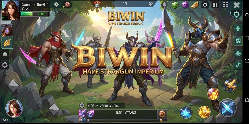 Tampilan screenshot BIWIN menampilkan momen seru gameplay SLG.