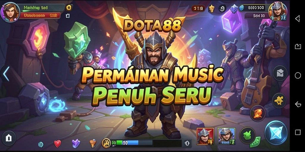 Tampilan gameplay DOTA88 yang seru dan interaktif.
