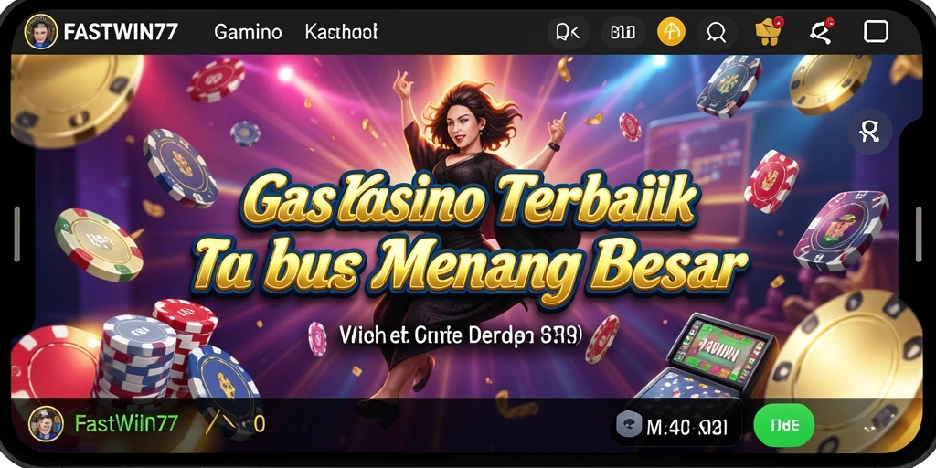 Tampilan gameplay Kasino yang mengasyikkan di FASTWIN77.