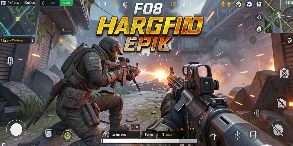 Gameplay FO8 yang mendebarkan dan seru di arena FPS.