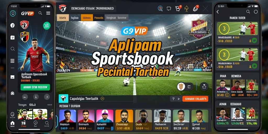 Tampilan utama G9VIP dengan fitur taruhan Sportsbook yang mengasyikkan.