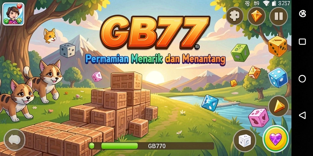 Tampilan gameplay GB777 yang menantang dan seru.