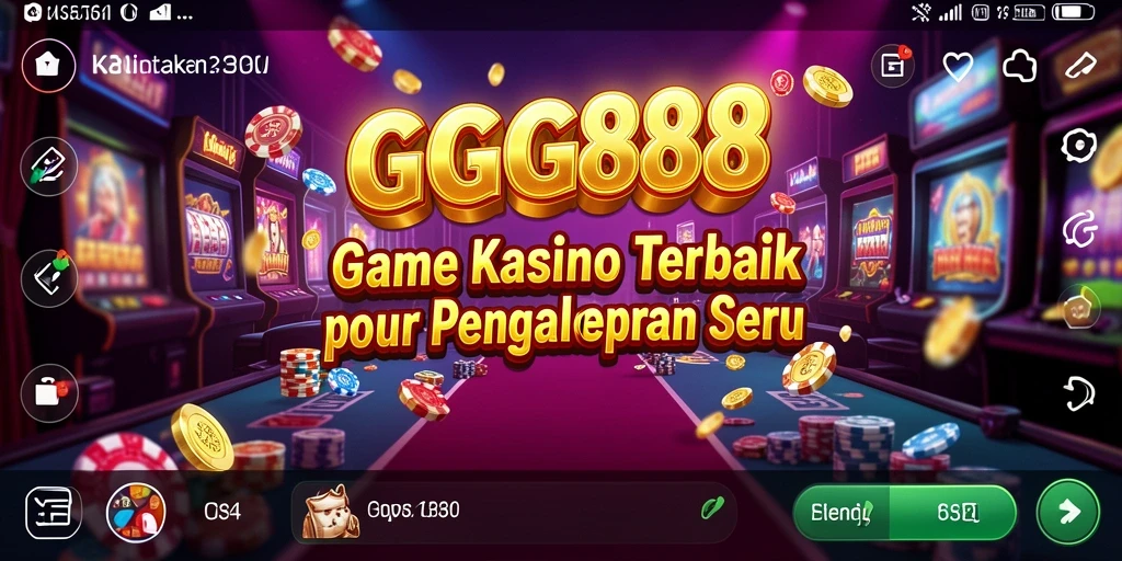 Tampilan menarik dan gameplay seru di GGG888.
