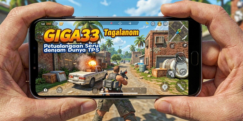 Gameplay GIGA33 yang mendebarkan dan penuh aksi dalam mode TPS.