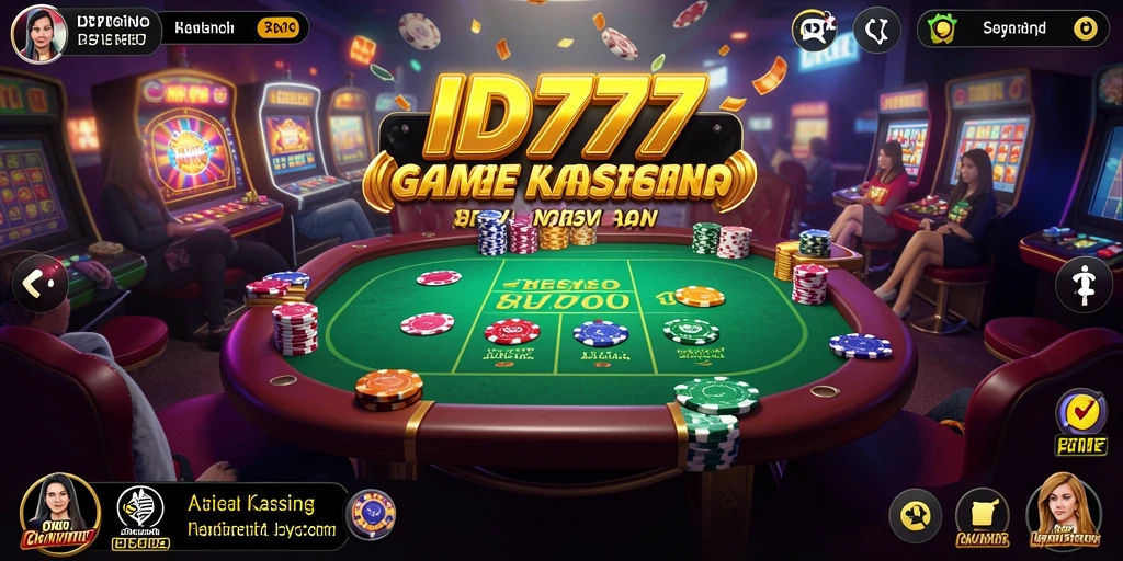 Screenshot menampilkan gameplay seru Kasino di ID777.