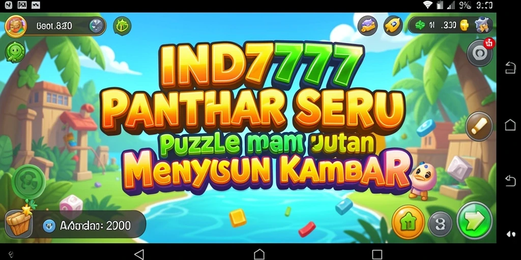 Tampilan gameplay IND777 yang menantang dengan grafik cerah.