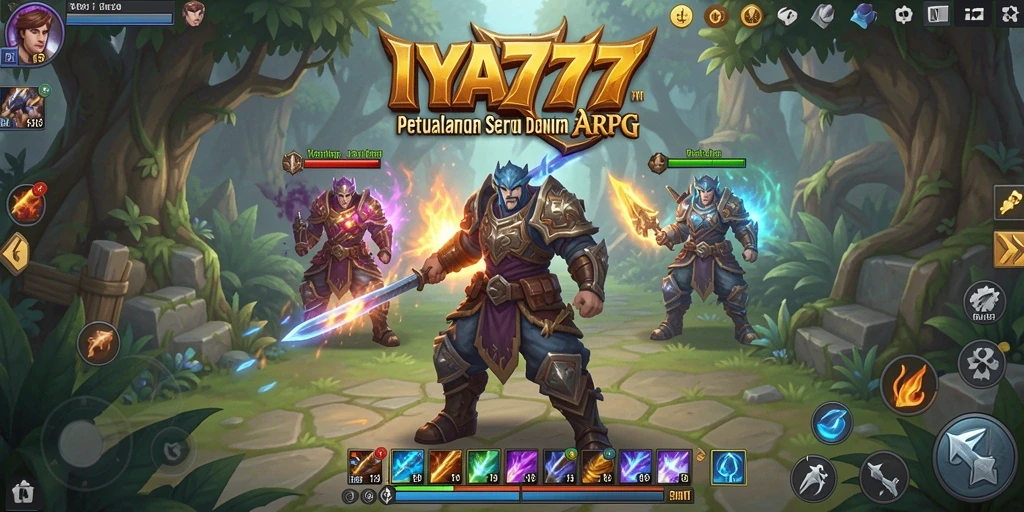 Gameplay seru dan menantang dalam IYA777 ARPG.