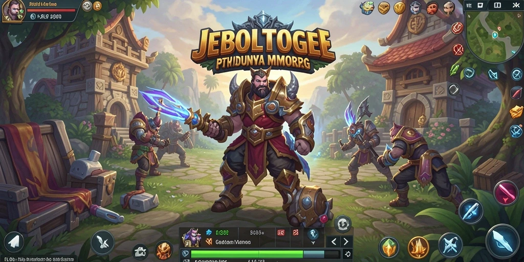 Screenshot gameplay JEBOLTOGEL yang penuh aksi dan petualangan.