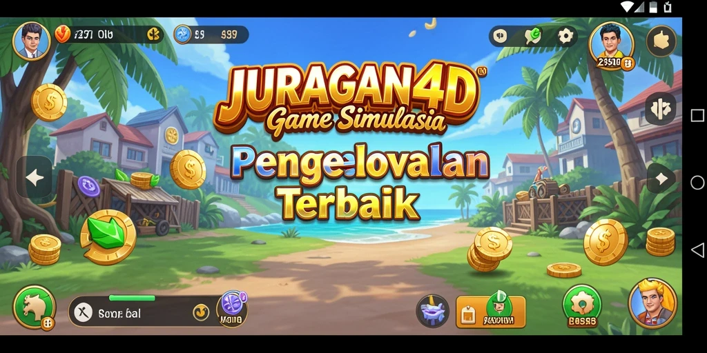 Tampilan gameplay seru dan interaktif dalam JURAGAN4D.