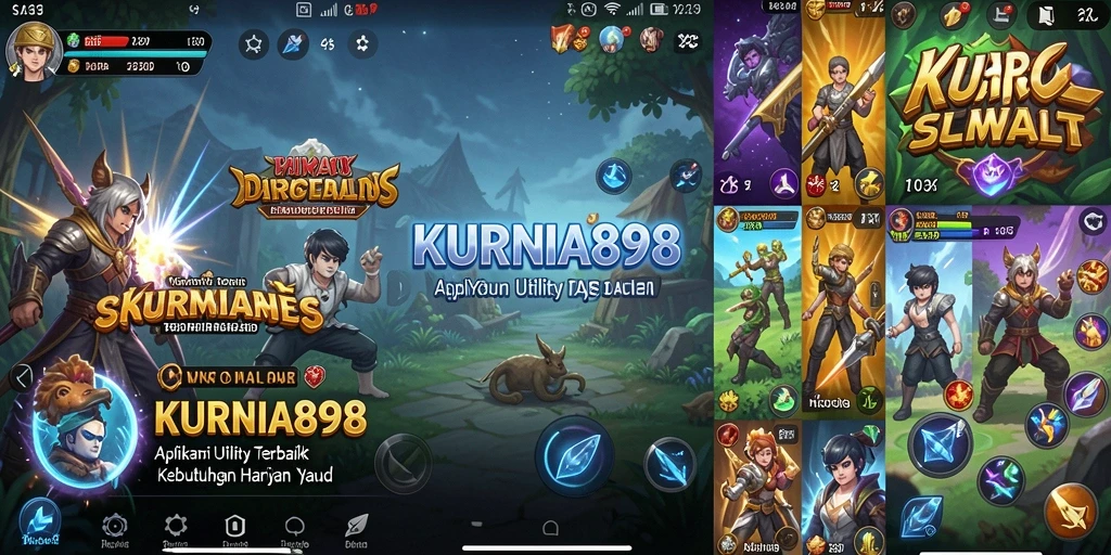 Screenshot utama KURNIA898 menunjukkan antarmuka yang rapi dan fitur berguna.