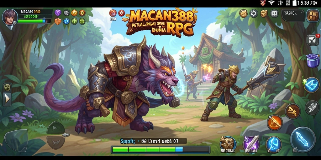 Tampilan gameplay seru di MACAN388 yang memikat pemain RPG.