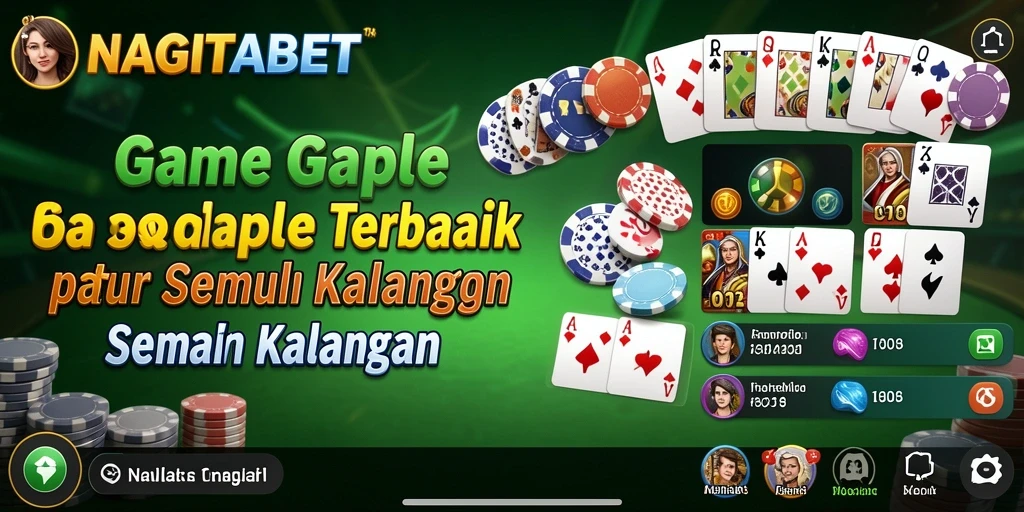 Gameplay seru dan interaktif dalam NAGITABET, permainan Gaple terbaik.