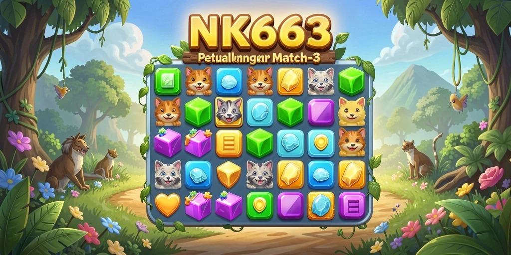 Gameplay NK666 yang penuh warna dan seru.