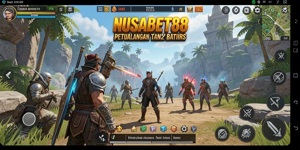 Screenshot NUSABET88 yang memperlihatkan landscape Open World yang menakjubkan.