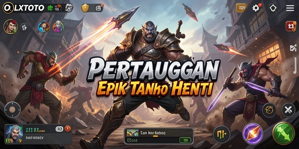 Screenshot gameplay OLXTOTO dengan pertarungan seru dan grafis mengesankan.