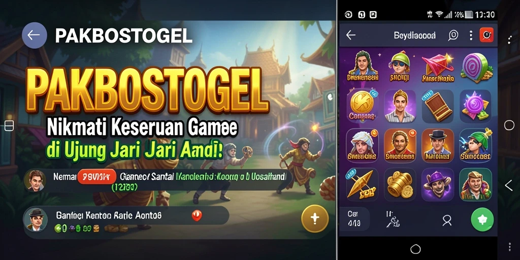 Tampilan gameplay PAKBOSTOGEL yang menarik dan penuh warna.