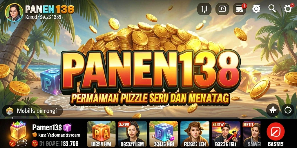 Tampilan gameplay menarik dari PANEN138 yang penuh tantangan Puzzle.