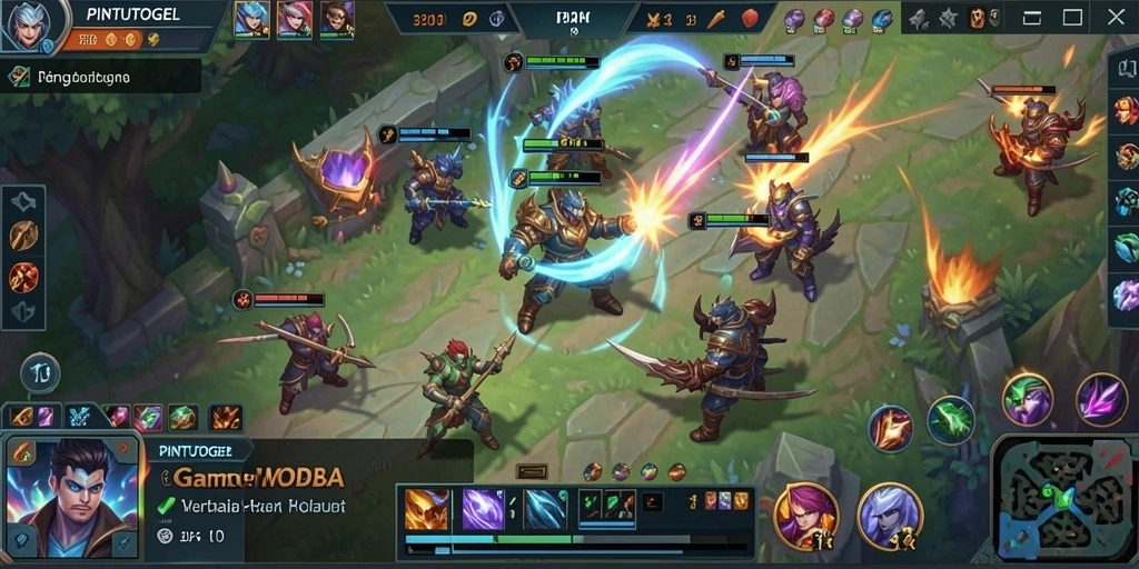 Gameplay seru dalam arena pertarungan PINTUTOGEL.
