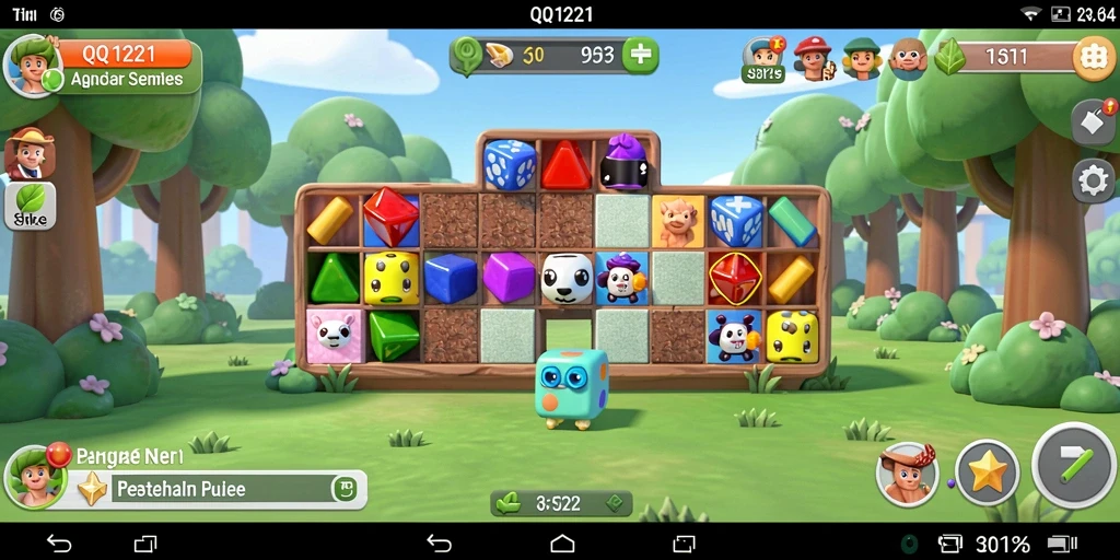 Tampilan gameplay QQ1221 yang menarik dan menantang.