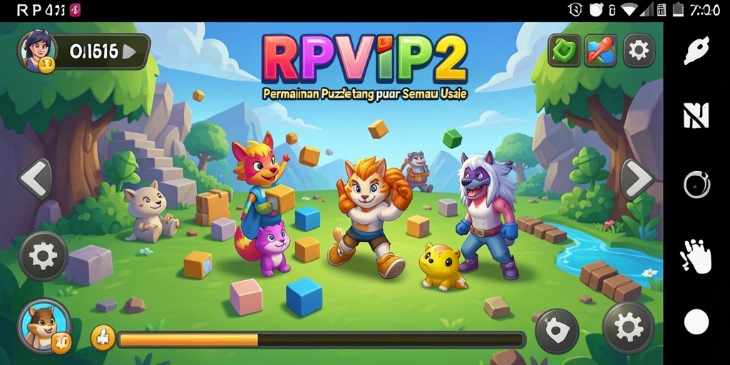 Tampilan gameplay RPVIP2 yang mendebarkan dan penuh tantangan.