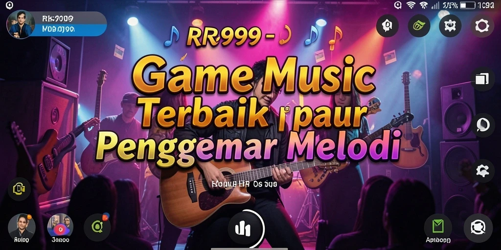 Tampilan gameplay RR999 yang seru dan interaktif dalam pengalaman musik.