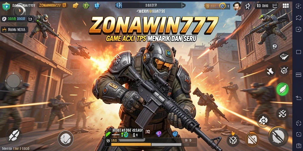 Tampilan gameplay menegangkan di ZONAWIN777 dengan aksi seru.